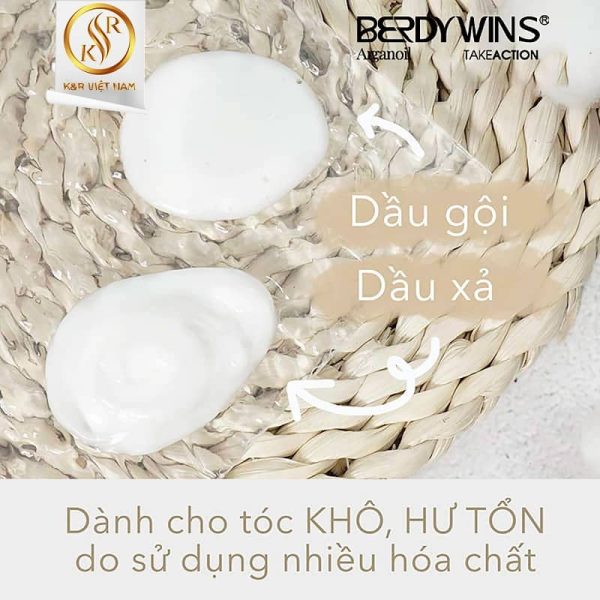 Bộ gội xả Arganoil Berdywins 1000ml - Image 10