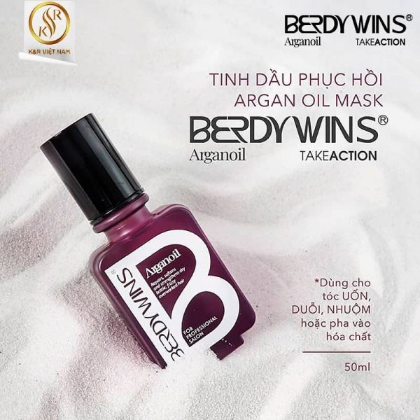 Tinh dầu phục hồi ARGAN OIL MASK - BERDYWINS - 50ml - Image 4